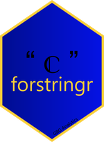 String manipulation using the forstringr package